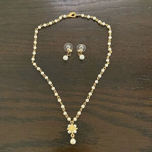 Vintage necklace and earrings